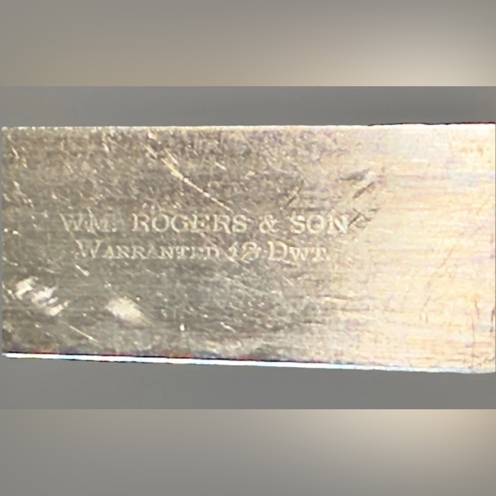 5 Knives 9.5” WM. Rogers & Son Warranted 12 DWT Early 1900s Silver plate - Picture 4 of 4